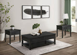 Tampa Furniture Outlet - Coaster - Concord 3-piece Coffee and End Table Set Distressed Java - 710578-S3
