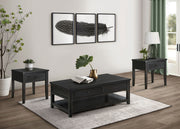 Tampa Furniture Outlet - Coaster - Concord 3-piece Coffee and End Table Set Distressed Java - 710578-S3