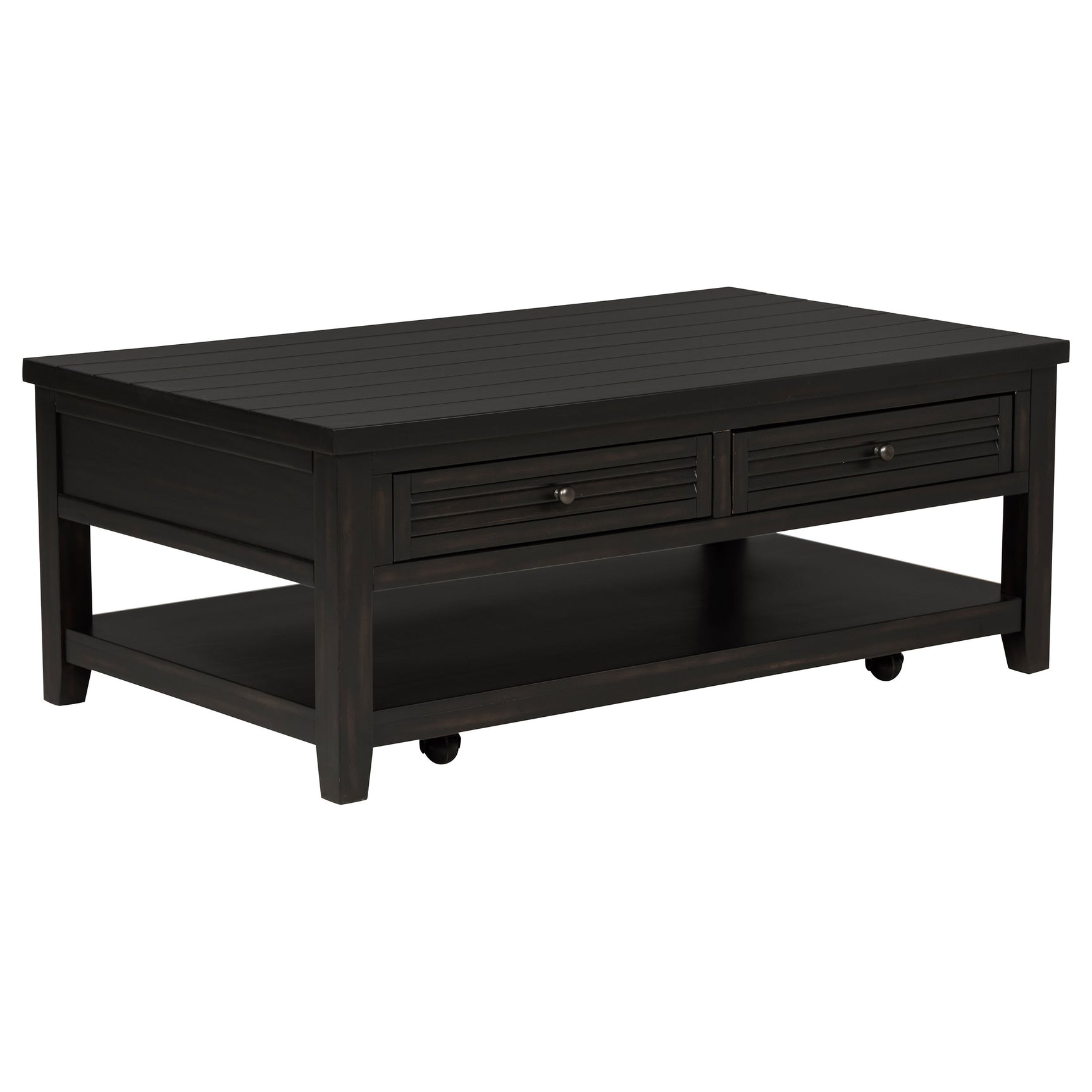 Concord 3-piece Coffee and End Table Set Distressed Java - Tampa Furniture Outlet