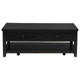 Concord 2-drawer Rectangular Coffee Table Distressed Java - Tampa Furniture Outlet