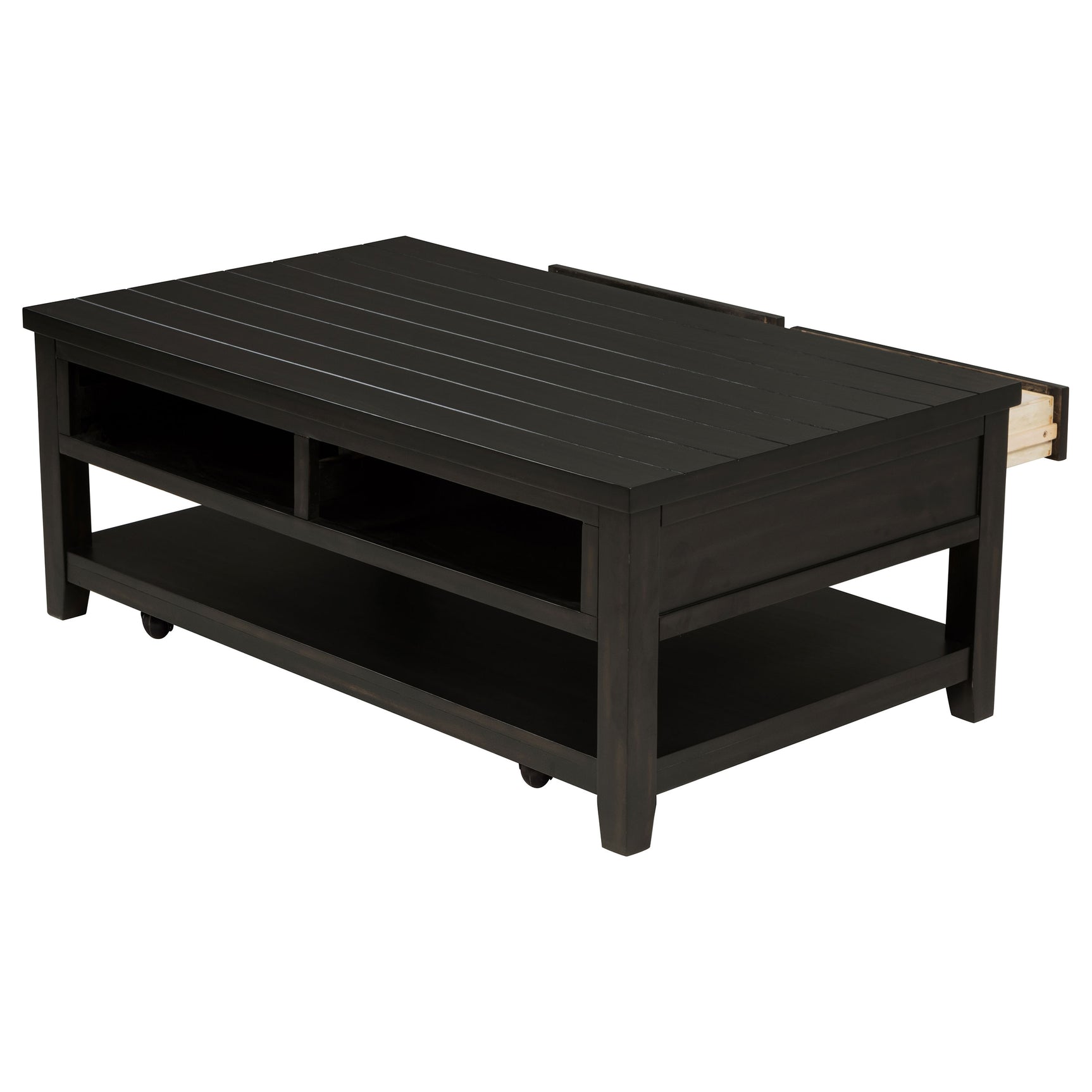 Concord 2-drawer Rectangular Coffee Table Distressed Java - Tampa Furniture Outlet