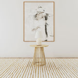 Touhy Round Solid Wood End Side Table Natural Mango - Tampa Furniture Outlet