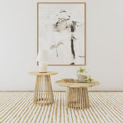 Tampa Furniture Outlet - Coaster - Touhy 2-piece Round Coffee and End Table Set Natural Mango - 710608-S2