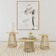 Tampa Furniture Outlet - Coaster - Touhy 3-piece Round Coffee and End Table Set Natural Mango - 710608-S3
