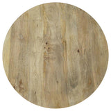 Touhy 3-piece Round Coffee and End Table Set Natural Mango - Tampa Furniture Outlet