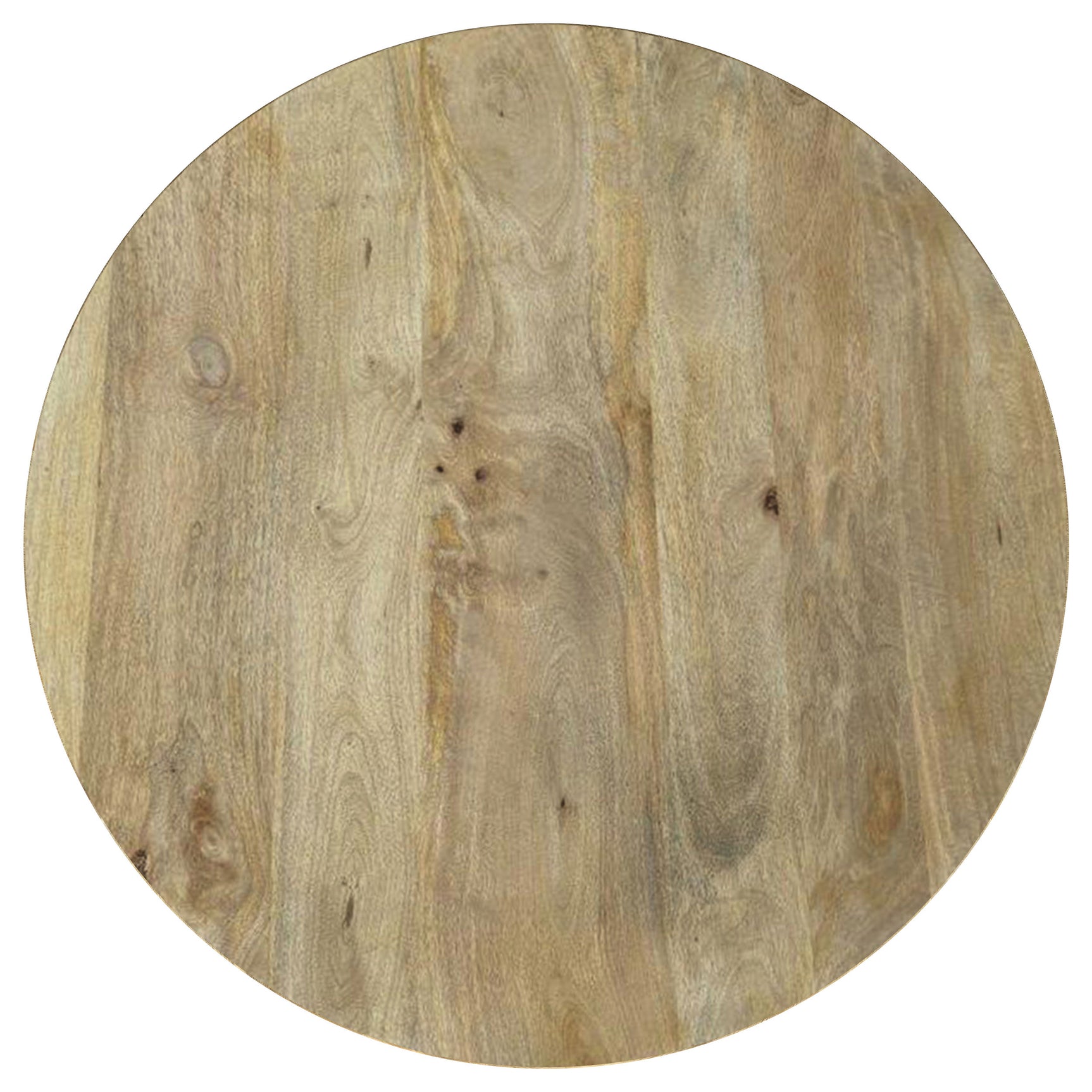 Touhy 3-piece Round Coffee and End Table Set Natural Mango - Tampa Furniture Outlet