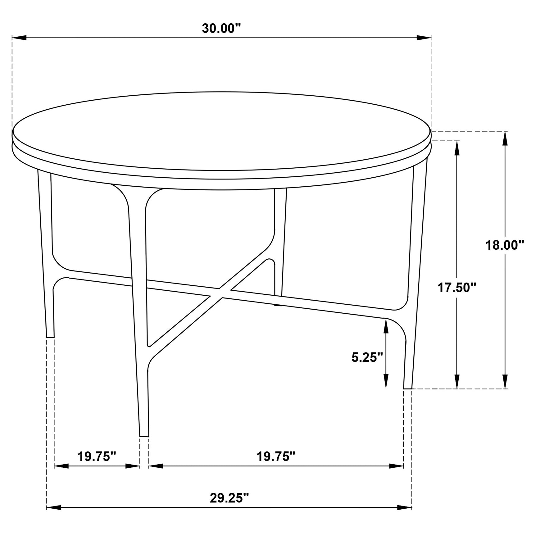 Hermas 3-piece Round Marble Coffee and End Table Set White - Tampa Furniture Outlet