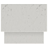 Ebby 2-piece Genuine Marble Top Nesting Coffee Tables White - Tampa Furniture Outlet