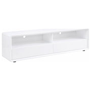 Tampa Furniture Outlet - Coaster - Ellice 71-inch TV Stand Media Console White - 710750