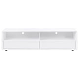 Ellice 71-inch TV Stand Media Console White - Tampa Furniture Outlet