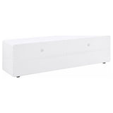 Ellice 71-inch TV Stand Media Console White - Tampa Furniture Outlet