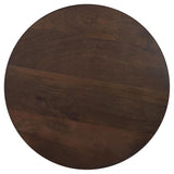 Cayenne Solid Mango Wood Accent Side End Table Walnut