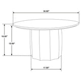 Cayenne 3-piece Solid Mango Wood Coffee Table Set Walnut