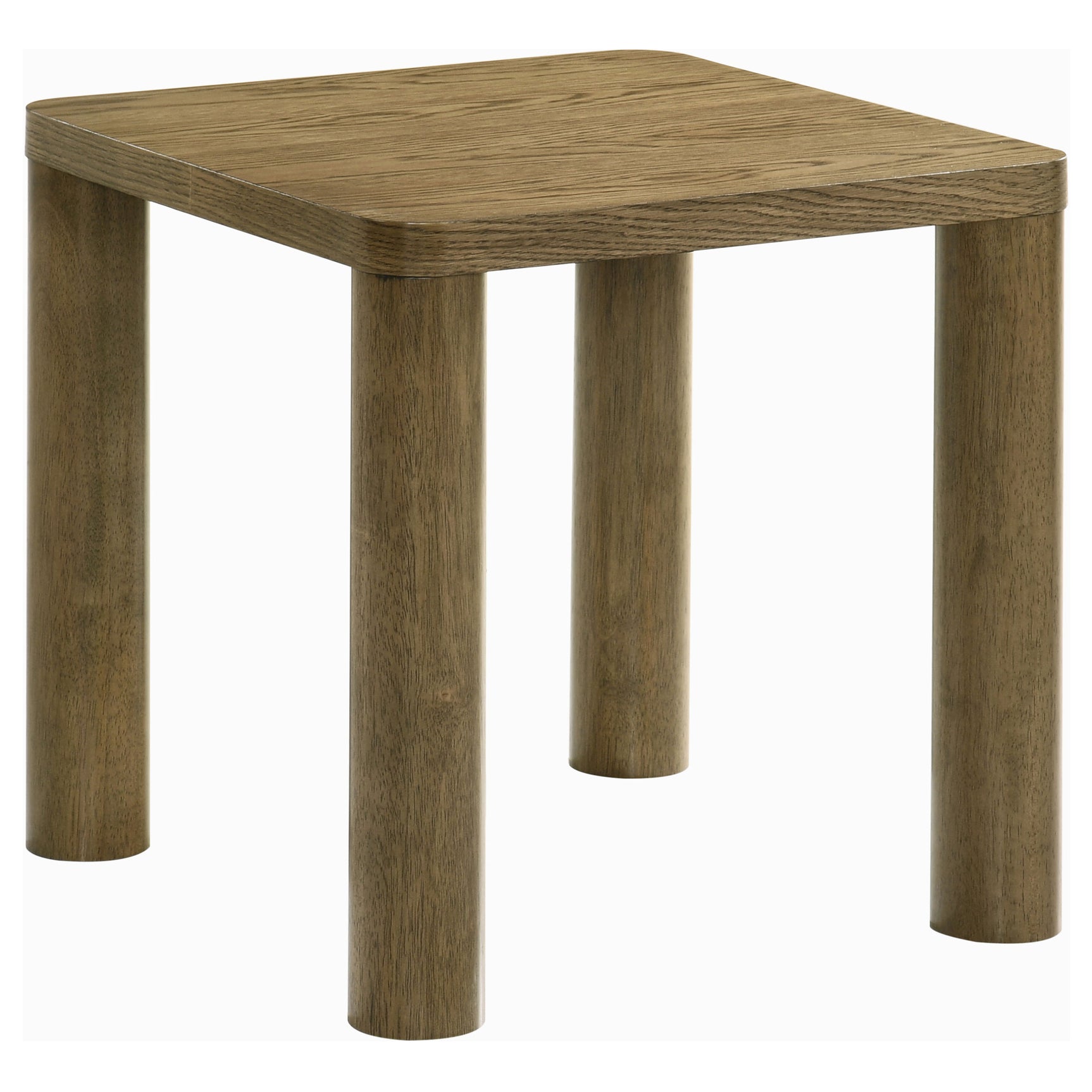 Tampa Furniture Outlet - Coaster - Castlewood Engineered Wood Accent Side End Table Brown Oak - 710857