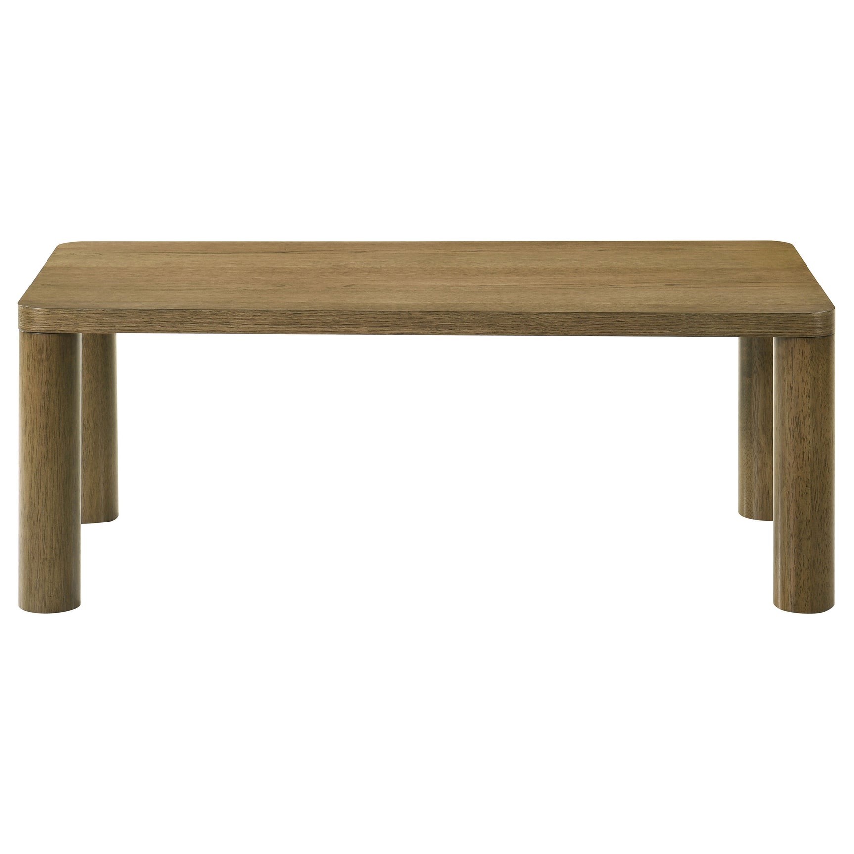 Castlewood 2-piece Cocktail Coffee Table Set Brown Oak