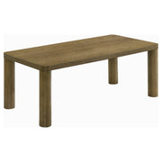 Tampa Furniture Outlet - Coaster - Castlewood Engineered Wood Cocktail Coffee Table Brown Oak - 710858