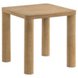 Tampa Furniture Outlet - Coaster - Castlewood Engineered Wood Accent Side End Table Light Oak - 710867