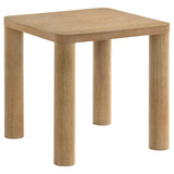Tampa Furniture Outlet - Coaster - Castlewood Engineered Wood Accent Side End Table Light Oak - 710867