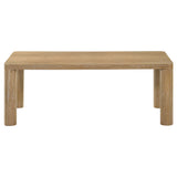 Castlewood 2-piece Cocktail Coffee Table Set Light Oak