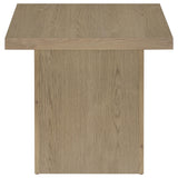 Devar 2-piece Square Cocktail Coffee End Table Set Latte