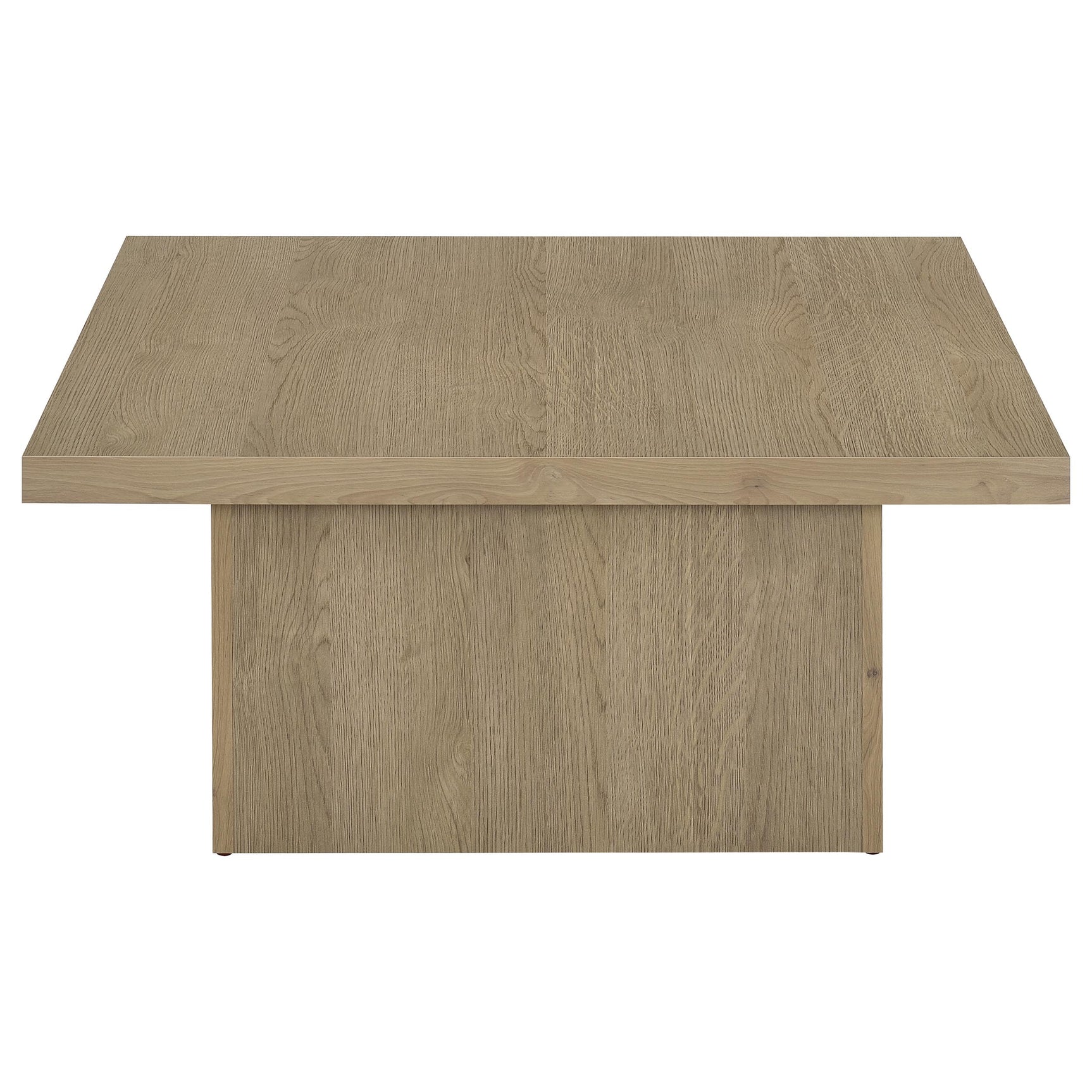Devar 3-piece Square Cocktail Coffee End Table Set Latte