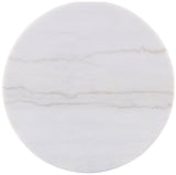 Jason 3-piece Round White Marble Coffee Table Set Greige