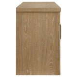 Brenham 79-inch 4-door TV Stand Media Console Washed Oak