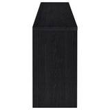 Denison 79-inch 4-door TV Stand Media Console Black