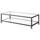Trini 2-piece Coffee and End Table Set Black Nickel - Tampa Furniture Outlet
