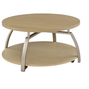 Tampa Furniture Outlet - Coaster - Dacre Round Engineered Wood Top Coffee Table Greige - 720318