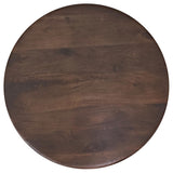 Dale Round Solid Mango Wood Coffee Table Brown - Tampa Furniture Outlet