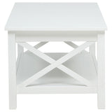 Skyview 2-piece Rectangular Lift Top Coffee Table Set White