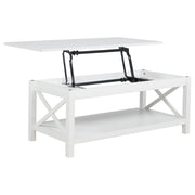 Tampa Furniture Outlet - Coaster - Skyview 44-inch Rectangular Lift Top Coffee Table White - 722088
