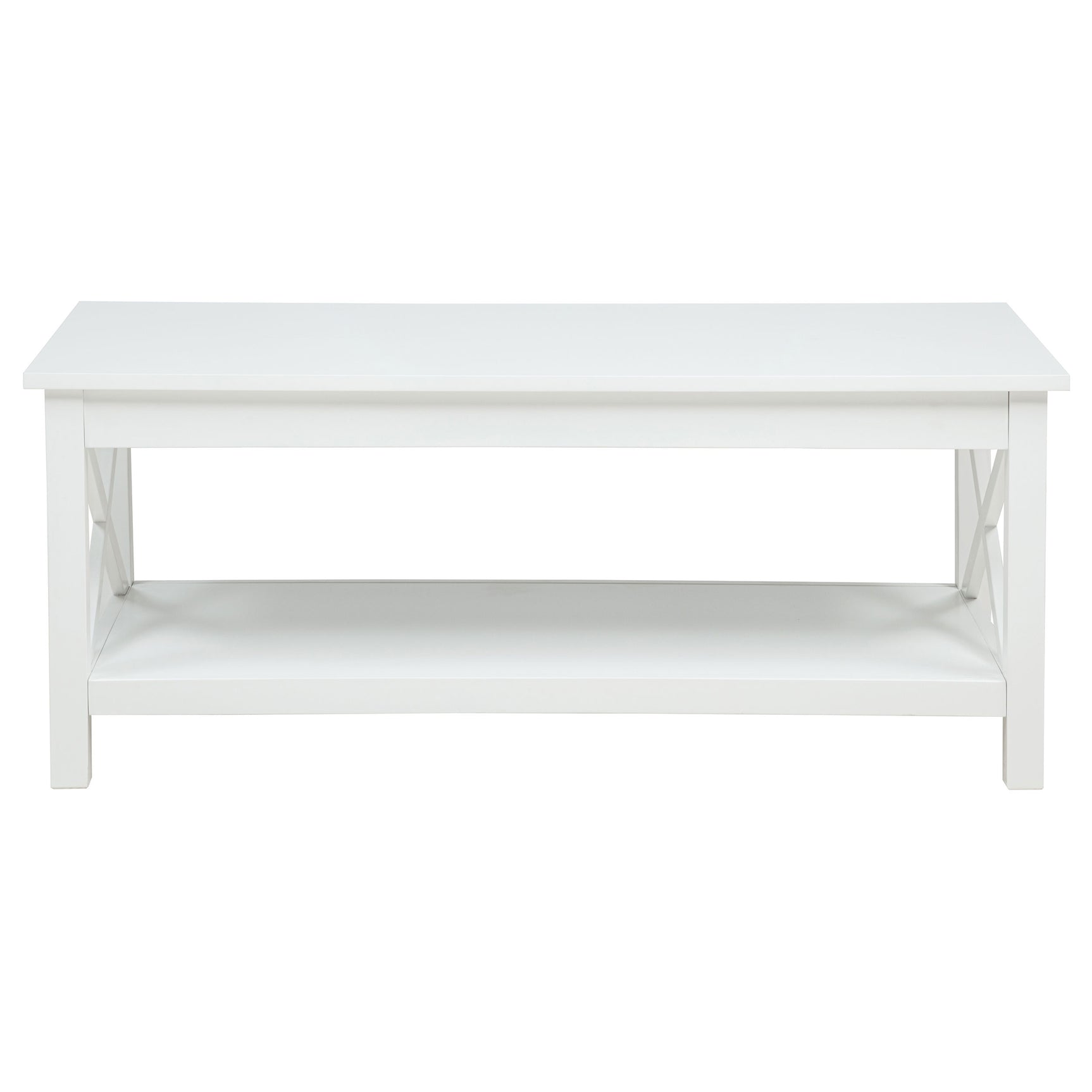 Skyview 44-inch Rectangular Lift Top Coffee Table White