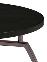 Dacre 3-piece Round Coffee and End Table Set Dark Charcoal - Tampa Furniture Outlet