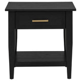 Lindenton 3-piece Wood Lift-Top Coffee and End Table Set Black