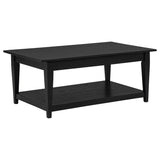 Lindenton 3-piece Wood Lift-Top Coffee and End Table Set Black