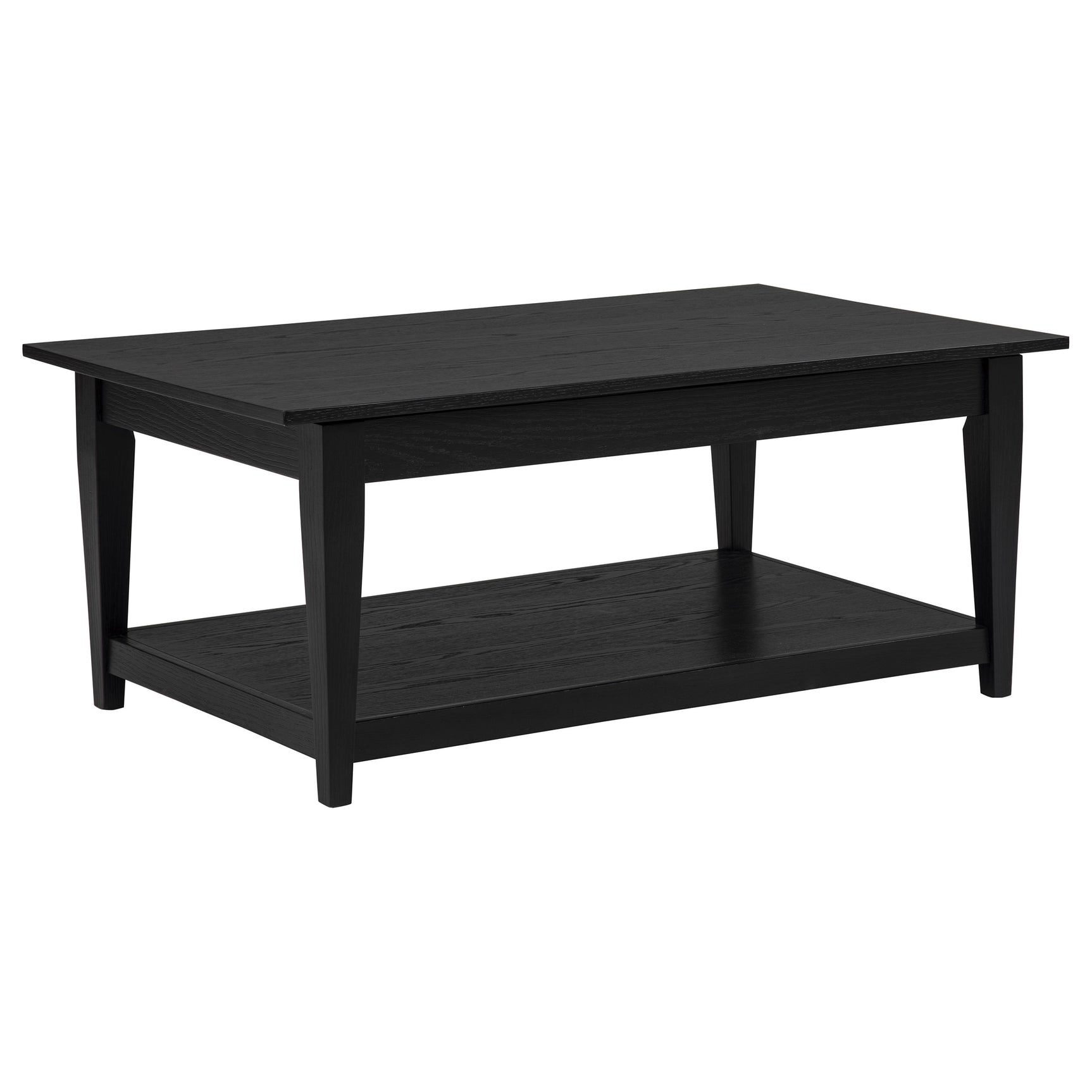 Lindenton 3-piece Wood Lift-Top Coffee and End Table Set Black