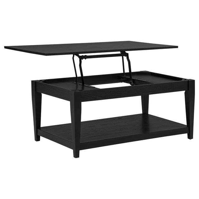 Tampa Furniture Outlet - Coaster - Lindenton Lift-Top Occasional Cocktail Coffee Table Black - 722728