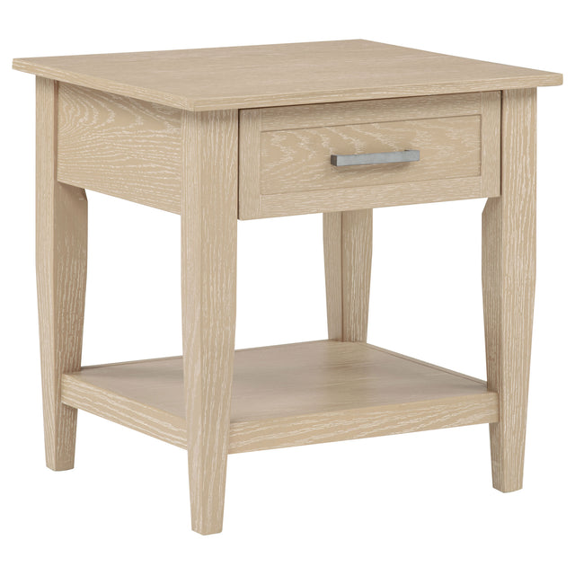 Tampa Furniture Outlet - Coaster - Lindenton 1-drawer Wood Occasional Side End Table Blonde - 722757