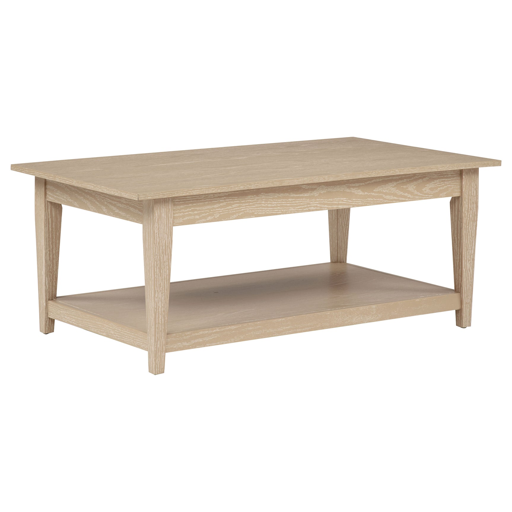 Lindenton 2-piece Wood Lift-Top Coffee and End Table Set Blonde