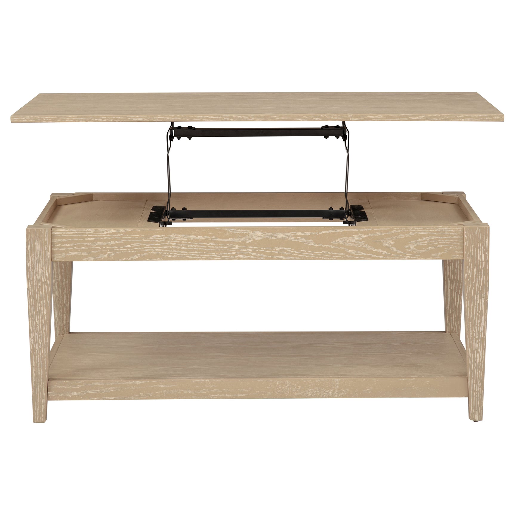 Lindenton 2-piece Wood Lift-Top Coffee and End Table Set Blonde