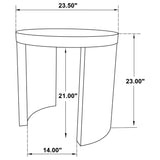Sweeney 2-piece Coffee and End Occasional Table Set Dark Walnut