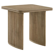 Tampa Furniture Outlet - Coaster - Adina Square Wood Side End Table Distressed Light Brown - 722857