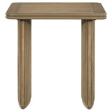 Adina 2-piece Wood Coffee Table Set Distressed Light Brown