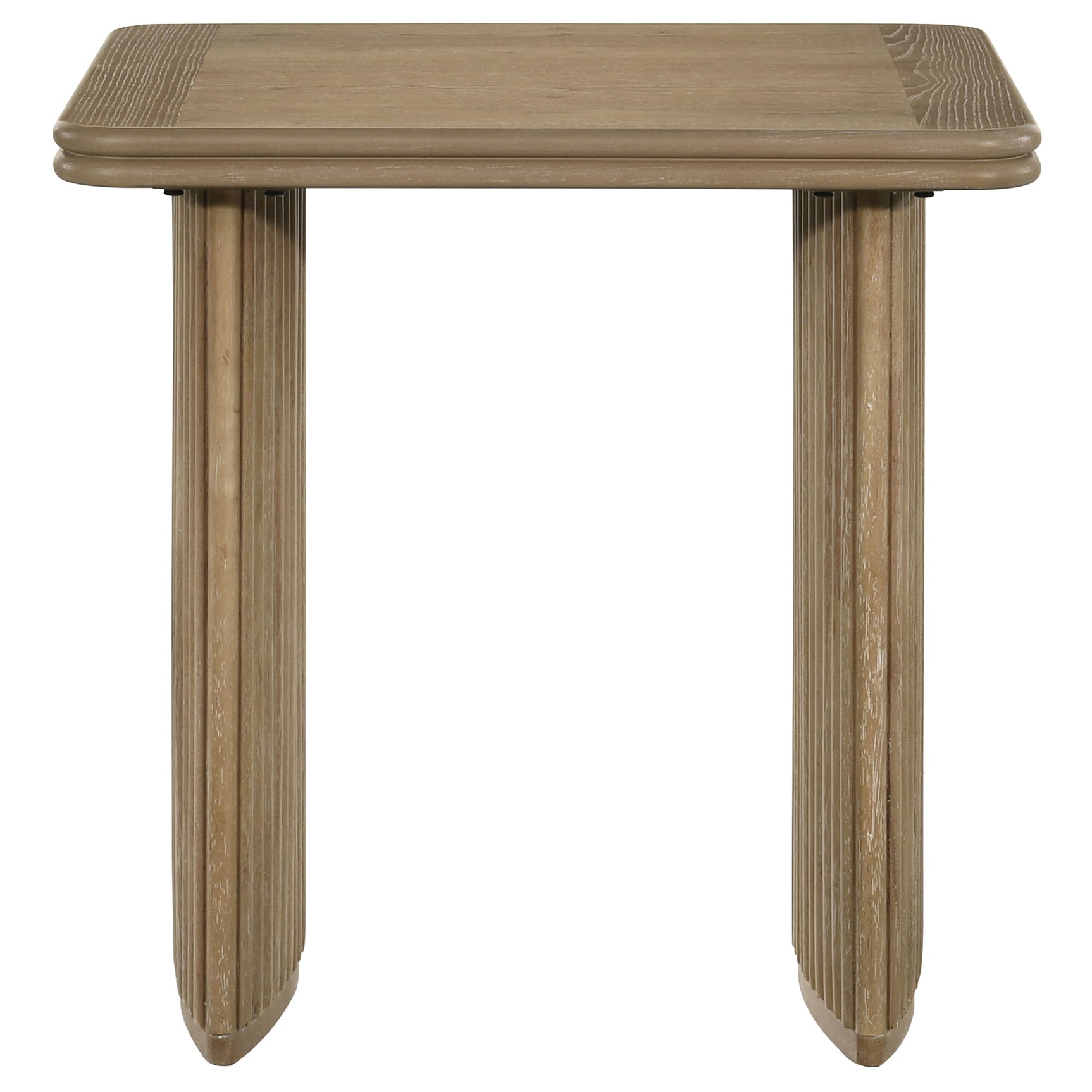 Adina 2-piece Wood Coffee Table Set Distressed Light Brown