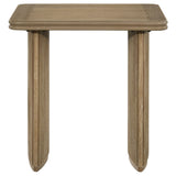 Adina 3-piece Wood Coffee Table Set Distressed Light Brown