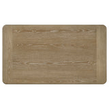 Adina 3-piece Wood Coffee Table Set Distressed Light Brown