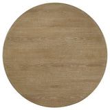 Adina 2-piece Round Coffee Table Set Distressed Light Brown
