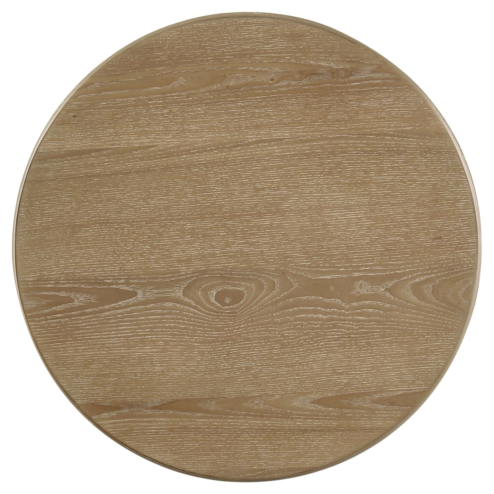 Adina 3-piece Round Coffee Table Set Distressed Light Brown